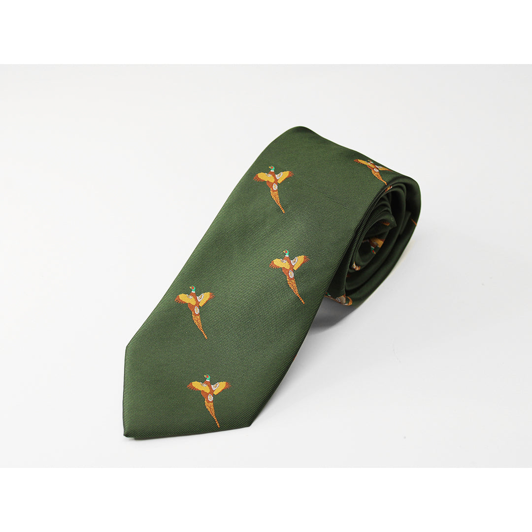 Pheasant Tie - Green