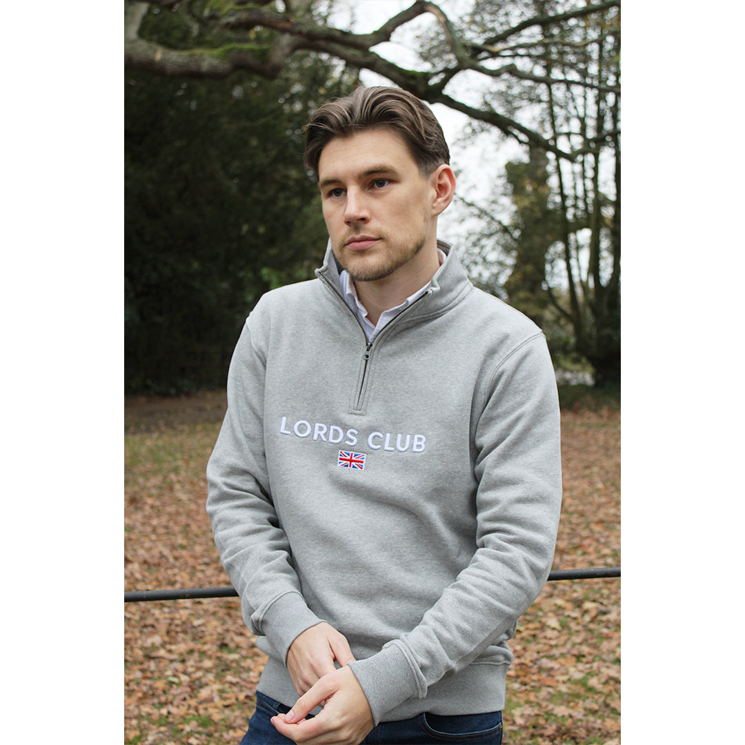 Heritage Quarter Zip - Grey