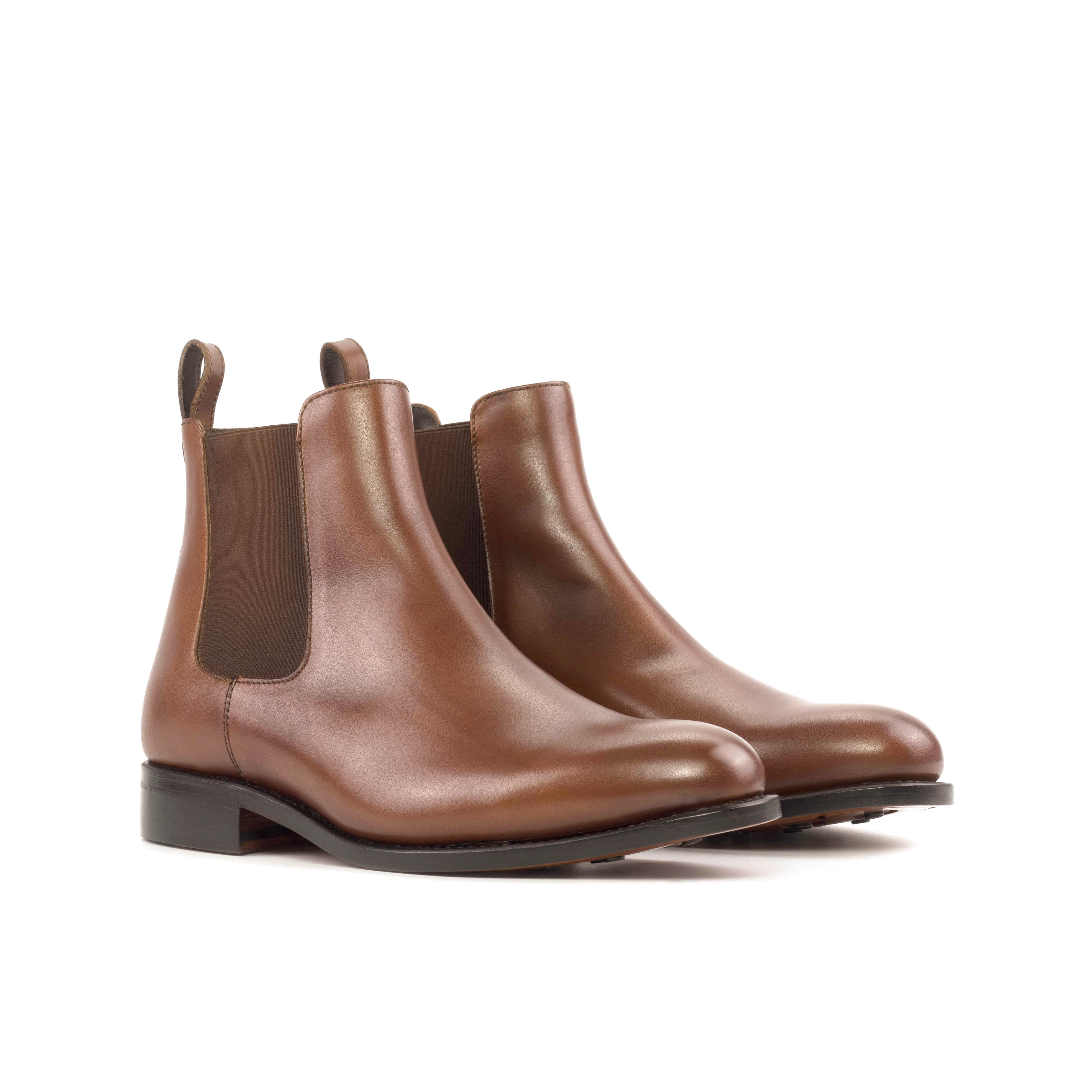 Lords Club Chelsea Boots - Saddle Brown Luxe Calf
