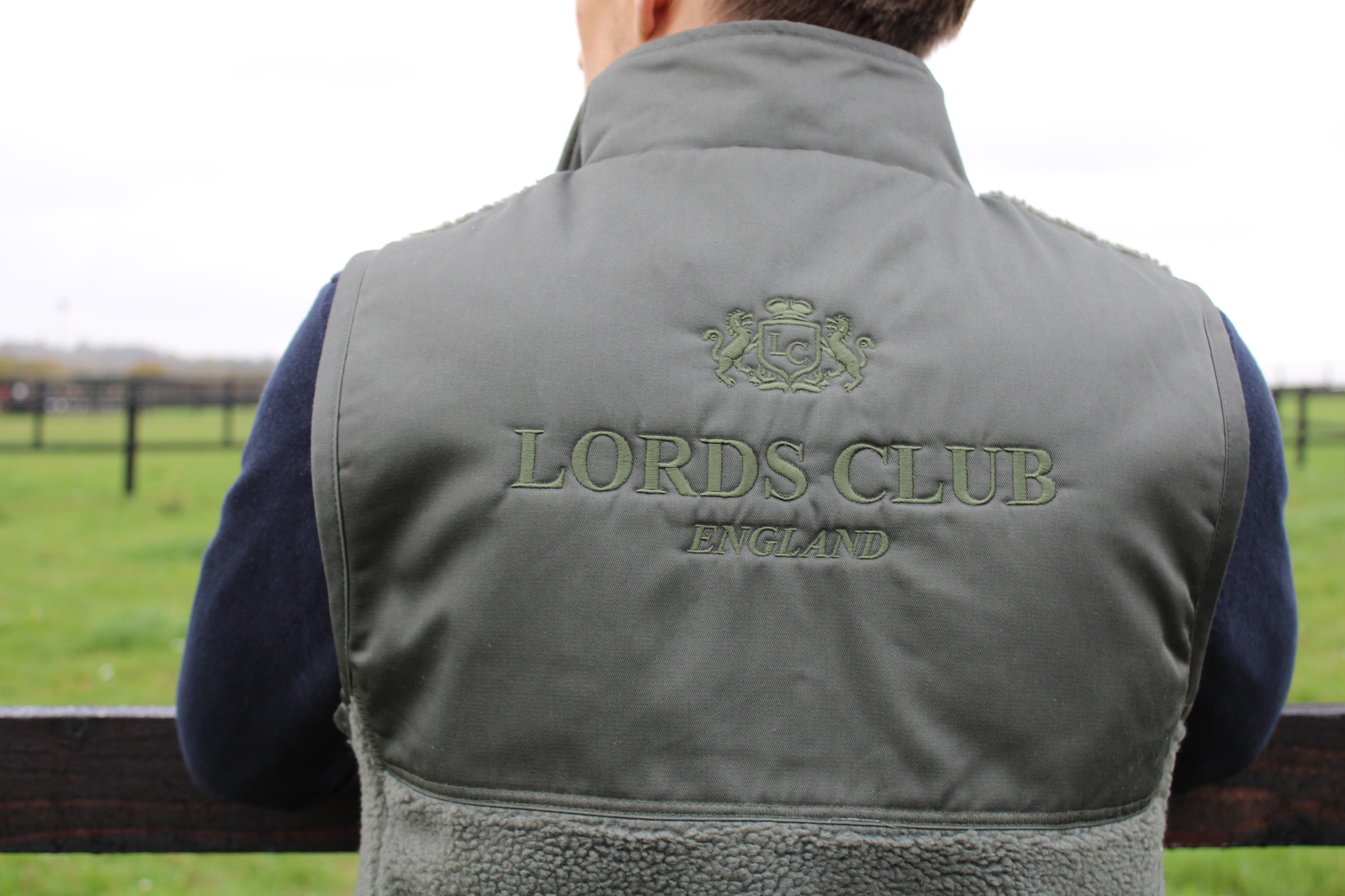 Sherpa Gilet - Olive Green