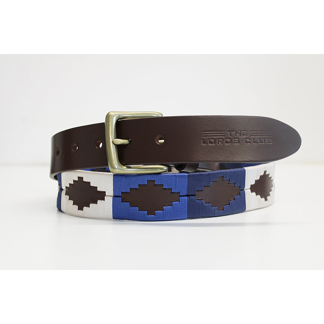 Polo Belt - Navy/Royal/White