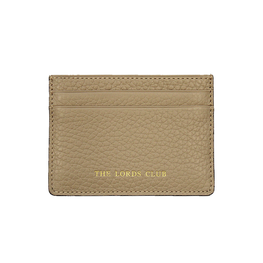 Personalised Card Holder - Parchemin Grained Leather