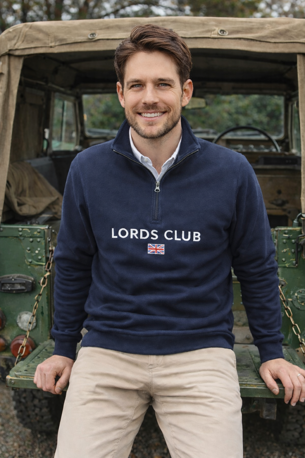 Heritage Quarter Zip - Navy