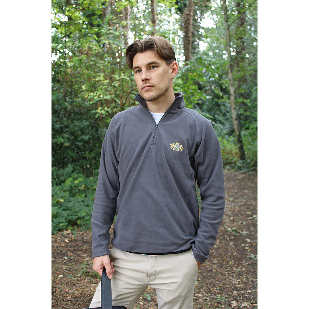 Quarter Zip Field Fleece - Steel Grey