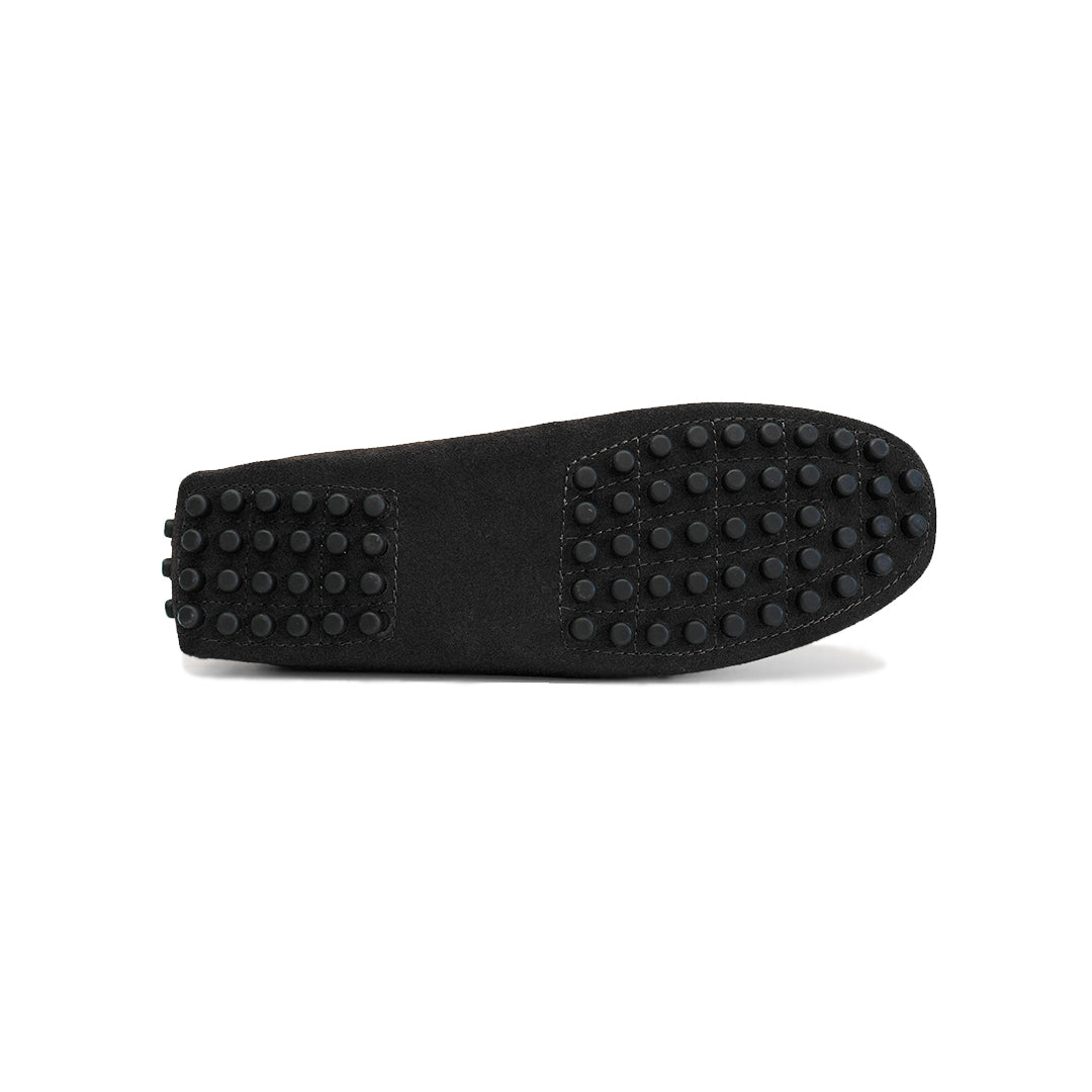 Lord London Driving Loafers - Jet Black