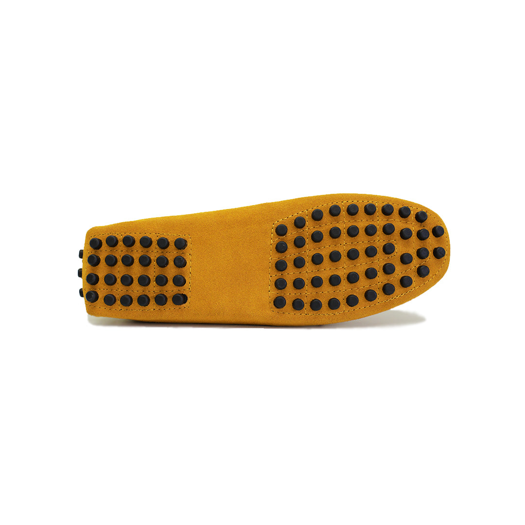 Lord London Driving Loafers - Mustard Yellow