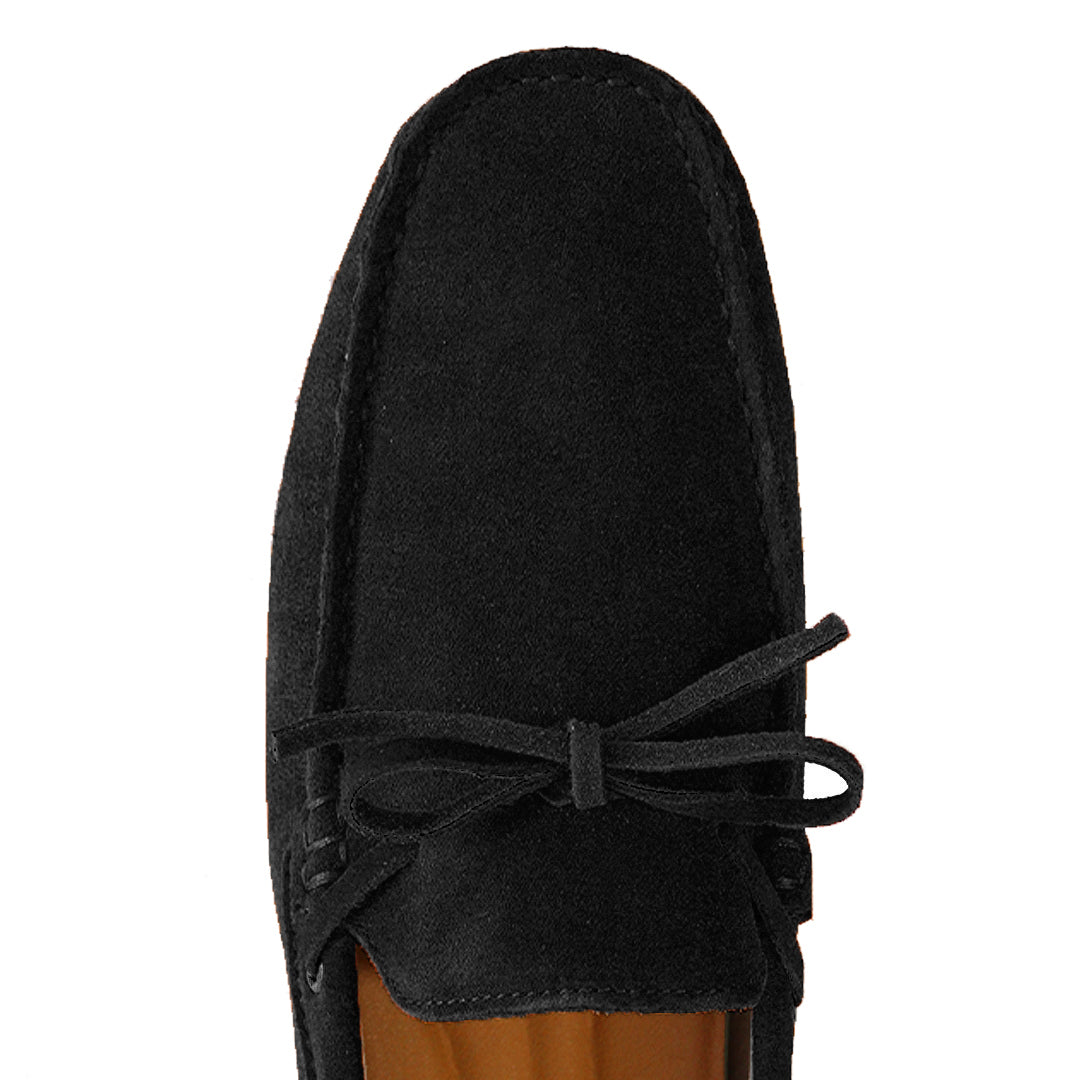 Lord London Driving Loafers - Jet Black