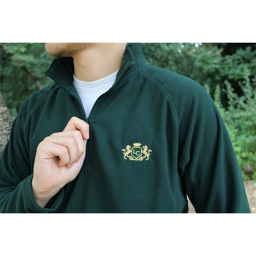Quarter Zip Field Fleece - Forest Green