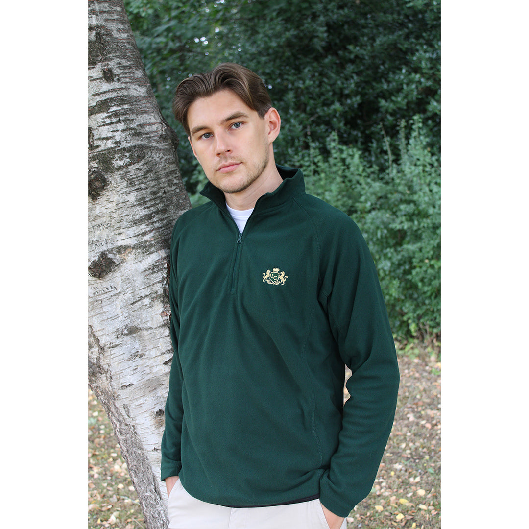 Quarter Zip Field Fleece - Forest Green