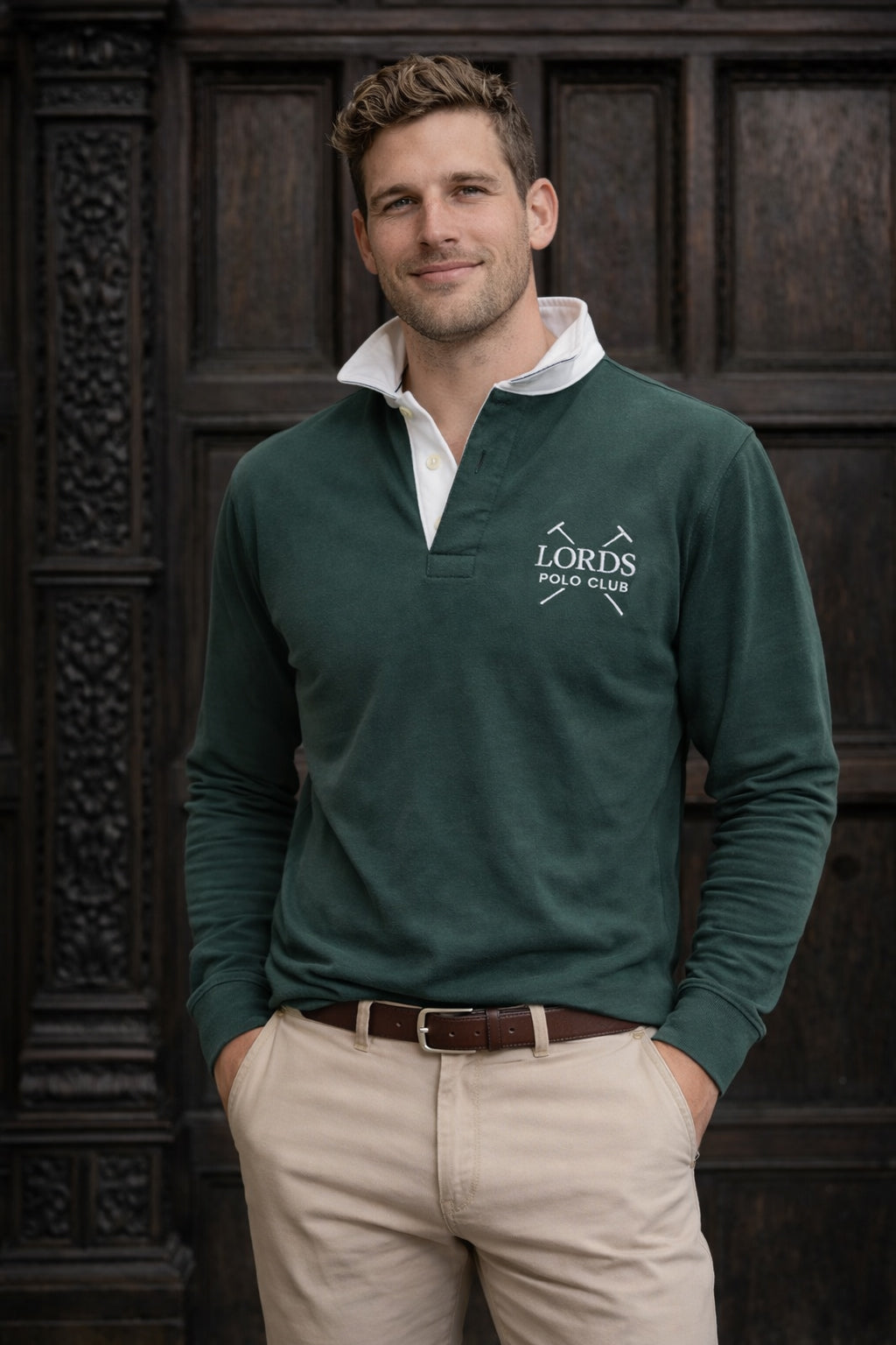 Polo Club Rugby Shirt - Green