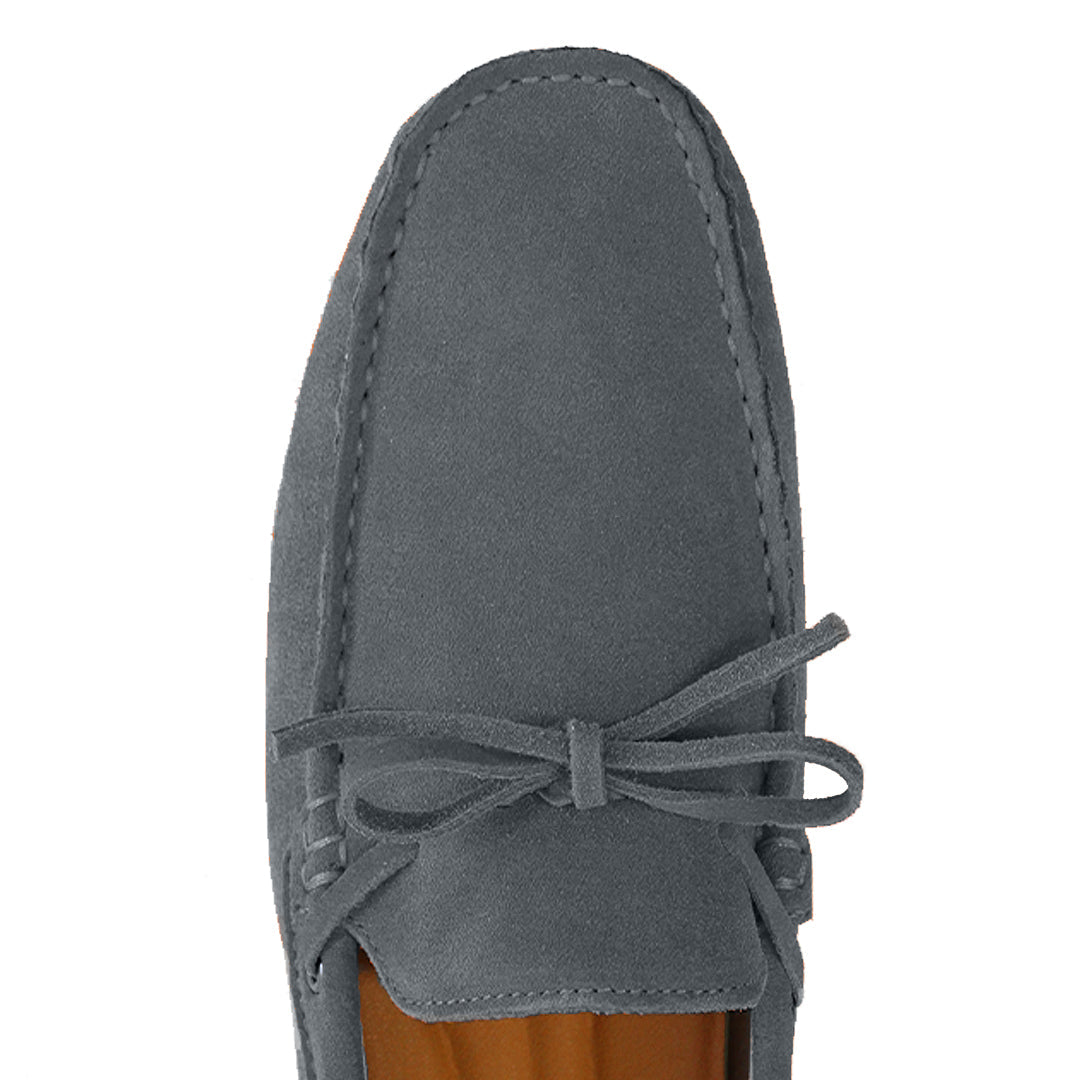 Lord London Driving Loafers - Gun Metal Grey
