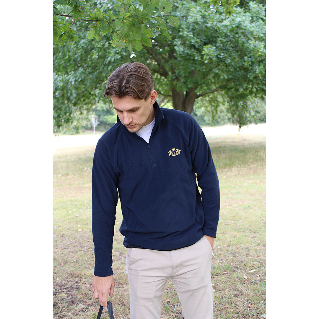 Quarter Zip Field Fleece - Navy